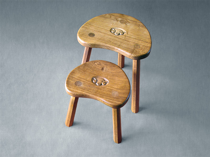 Calf and Cow Stools